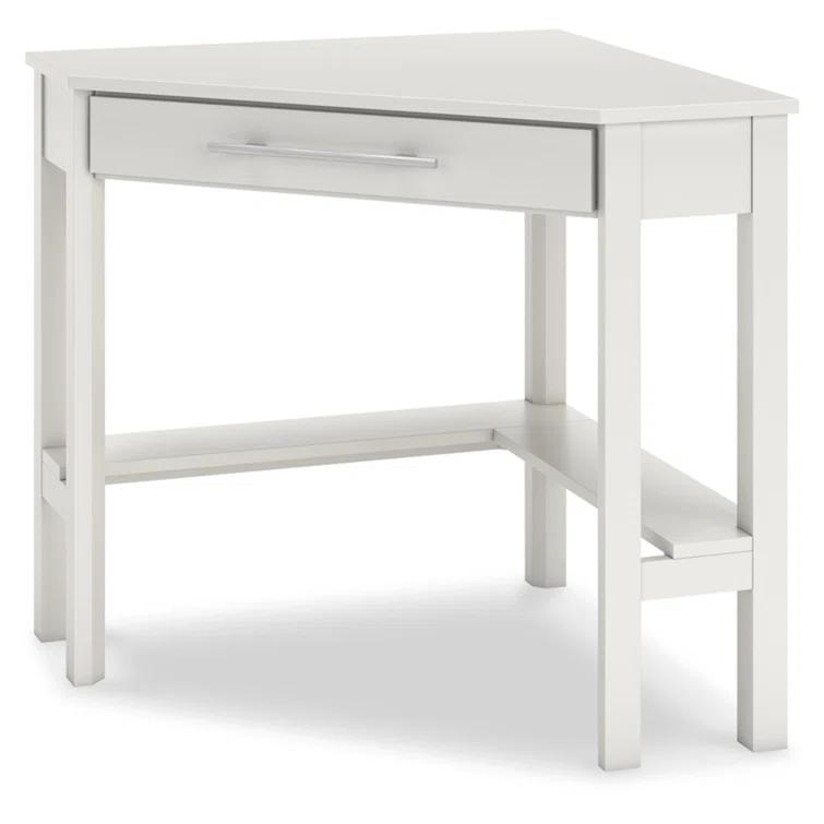 Keyiona Corner Solid Wood Base Writing Desk