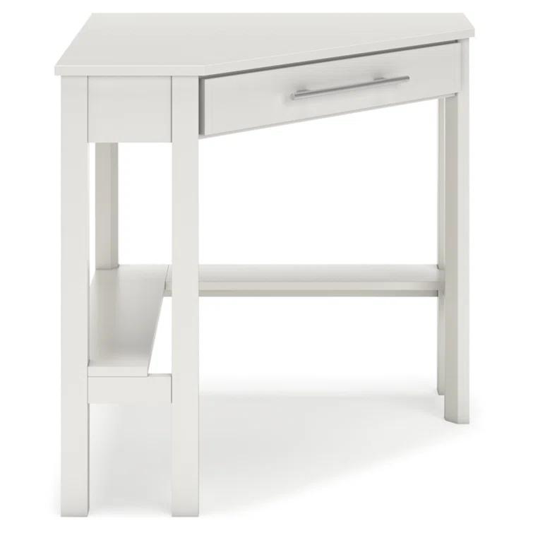 Keyiona Corner Solid Wood Base Writing Desk