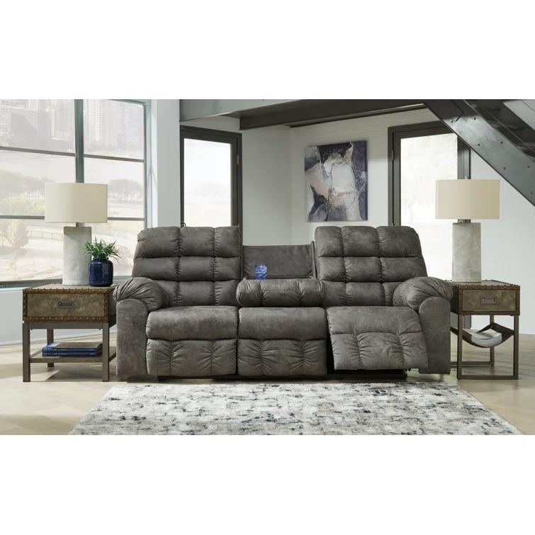 90" Pillow Top Arm Reclining Sofa
