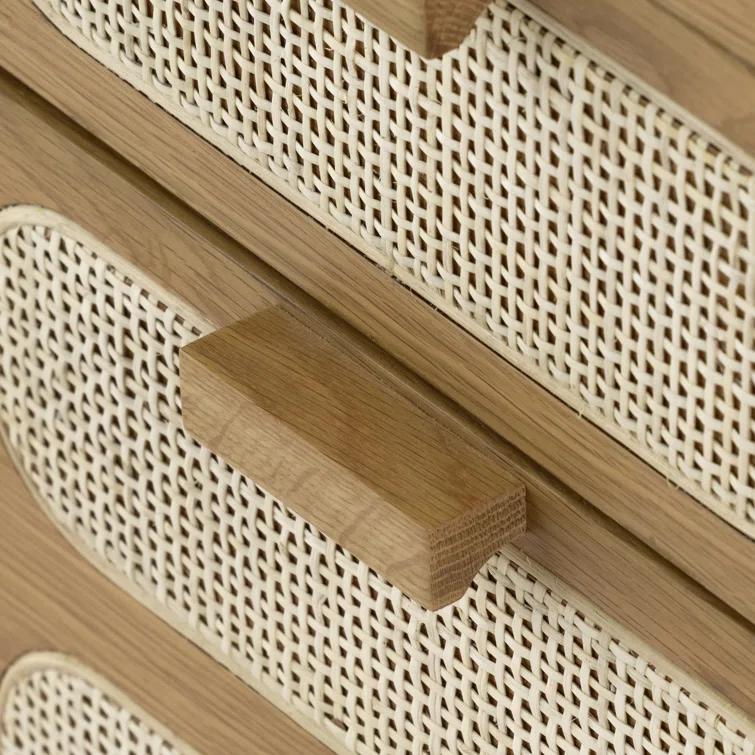 Verna Executive Desk - Honey Oak