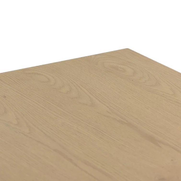 Verna Executive Desk - Honey Oak