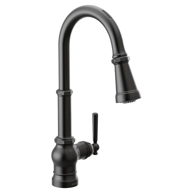 Paterson Smart Faucet Touchless Pull-Down Sprayer Kitchen Faucet with Voice and Motion Control