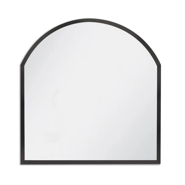 Black Nickel Steel Arch Accent Mirror