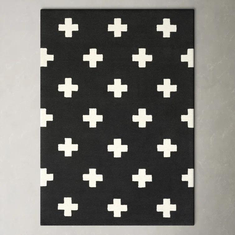 Cavan Hand Tufted Wool Black Rug