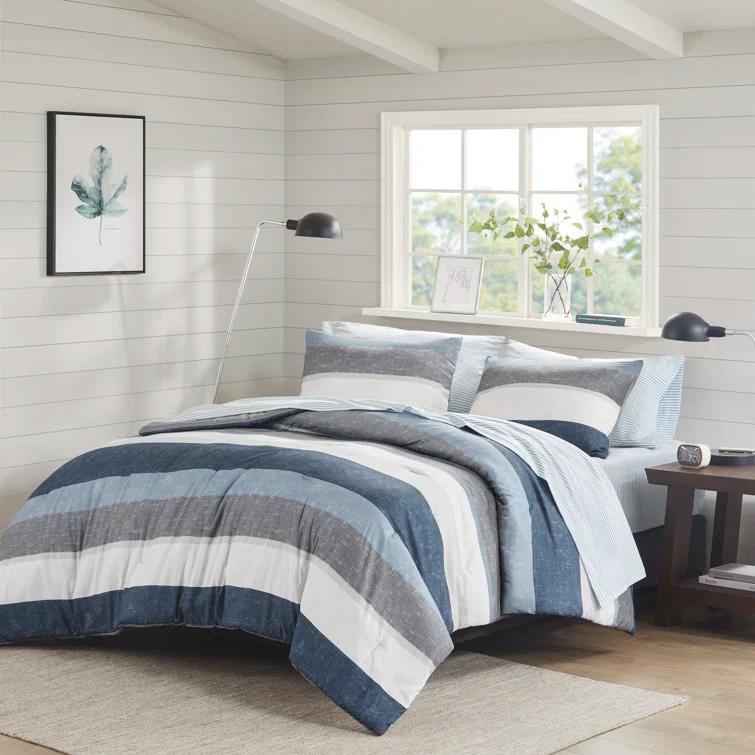 Madison Park Essentials Jaxon Comforter Set with Bed Sheets