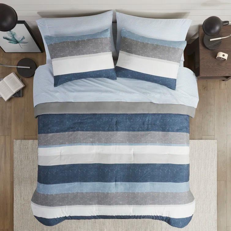 Madison Park Essentials Jaxon Comforter Set with Bed Sheets