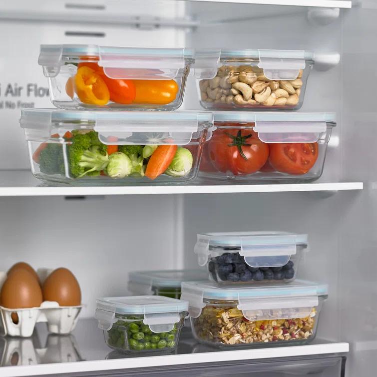 Glasslock Glass Food Storage - Set of 8 Containers and 8 Lids