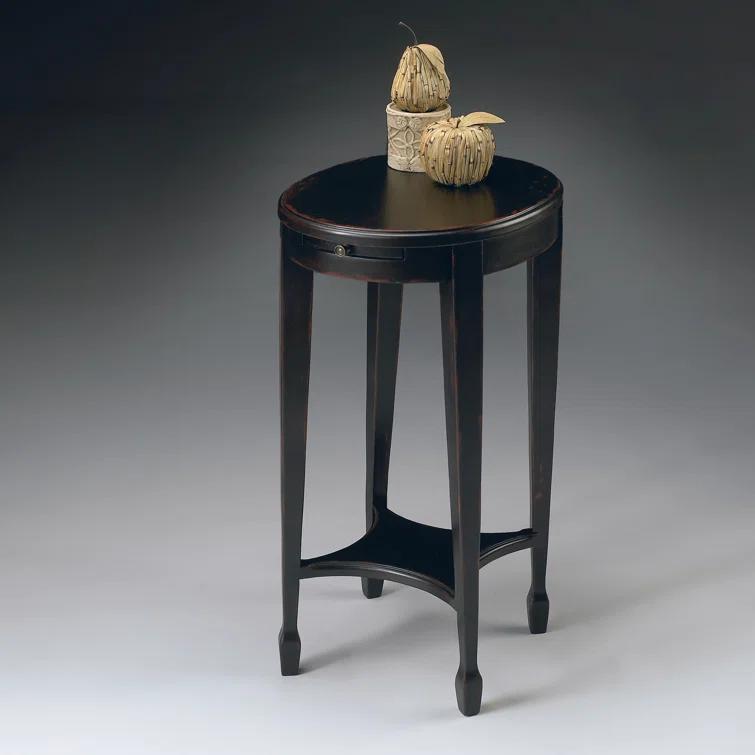 Butler Specialty Oval Accent Table In Plum Black
