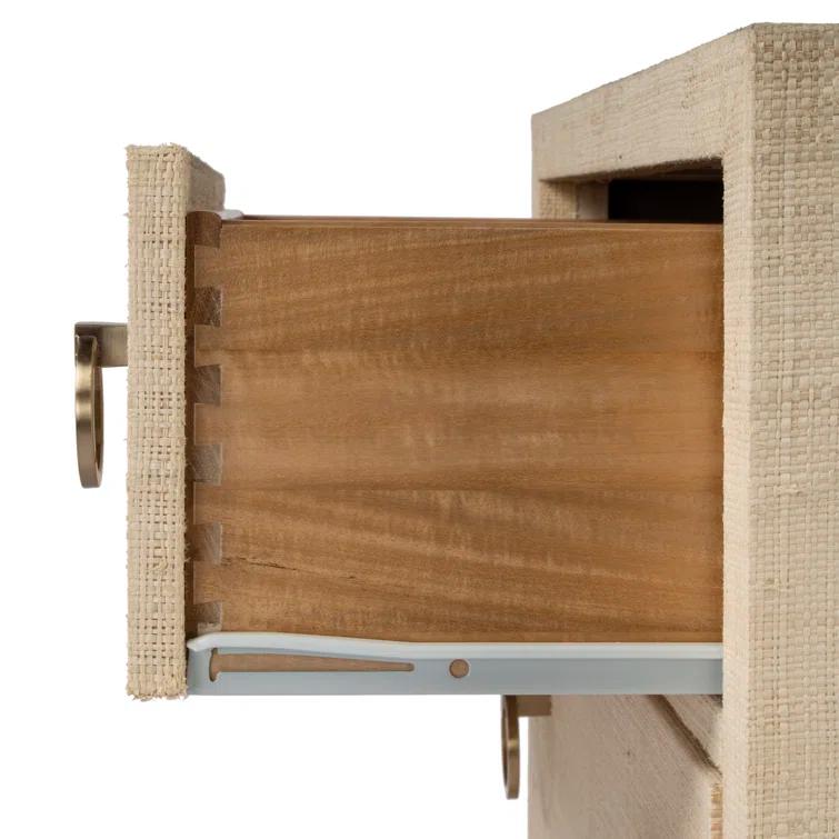 Butler Specialty Company Bar Harbor Natural Raffia 3 Drawer Chest - Natural