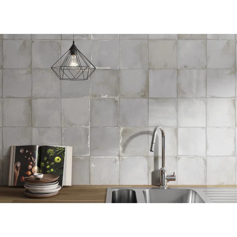 Poise 8-in. Zellige Look Glazed Porcelain Wall & Floor Tile