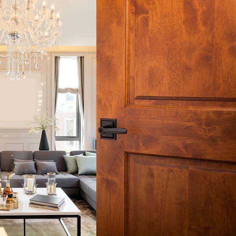 Baldwin Torrey Low Profile Rose Keyed Entry Lever Featuring Smartkey in VB