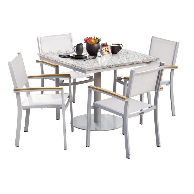 Travira Stacking Patio Arm Chair