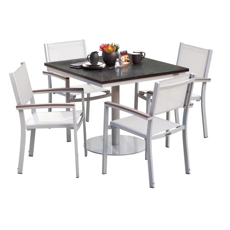 Travira Stacking Patio Arm Chair