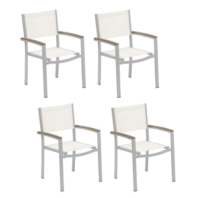 Travira Stacking Patio Arm Chair