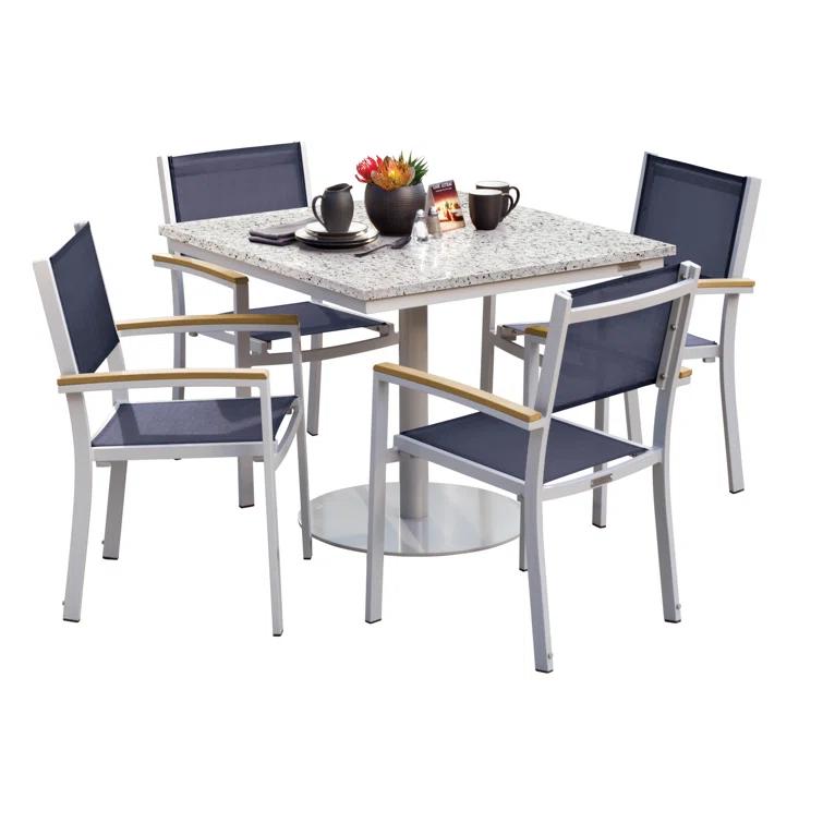 Travira Stacking Patio Arm Chair