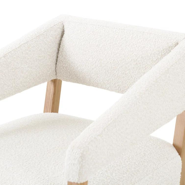 Knoll Natural Blonde Ash Wood Accent Chair