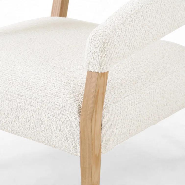Knoll Natural Blonde Ash Wood Accent Chair