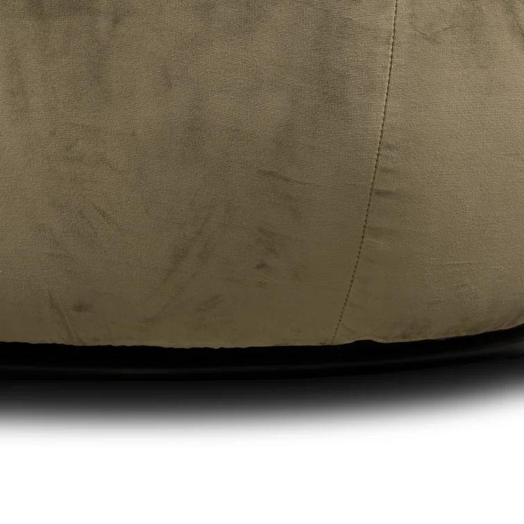 Beatrice Swivel Chair - Olive Velvet