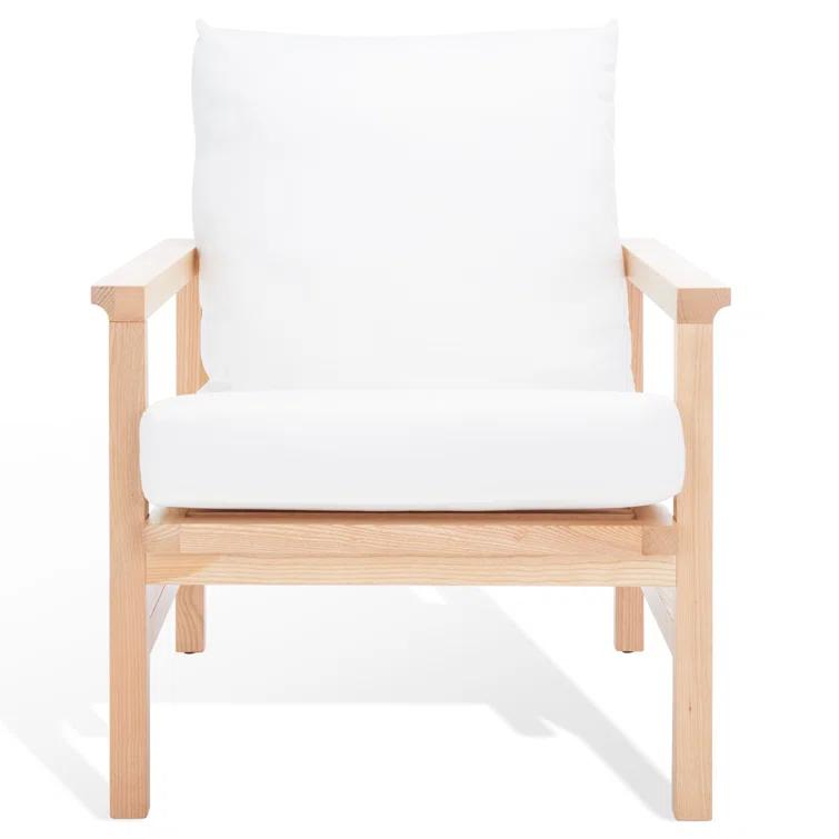 Safavieh  Couture Maddison Cane Back Accent Chair - 28 in. W x 37 in. D x 33 in. H Natural