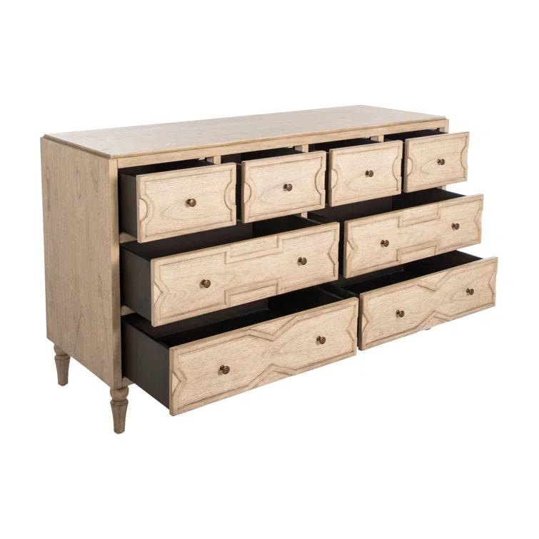 Gabby Everest Solid Wood 60'' W 8 - Drawer Dresser