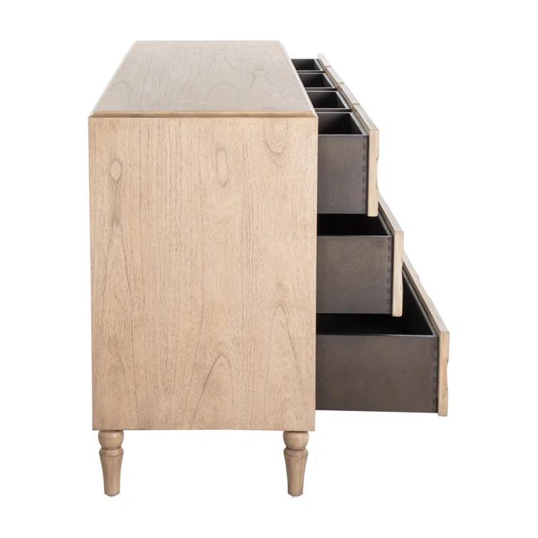 Gabby Everest Solid Wood 60'' W 8 - Drawer Dresser