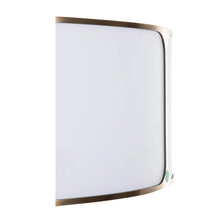 Gabby Dove Fabric Semi Flush Mount