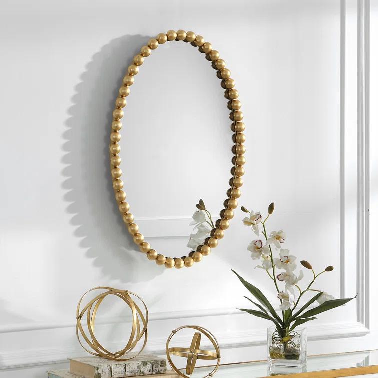 Sanne Metal Oval Wall Mirror