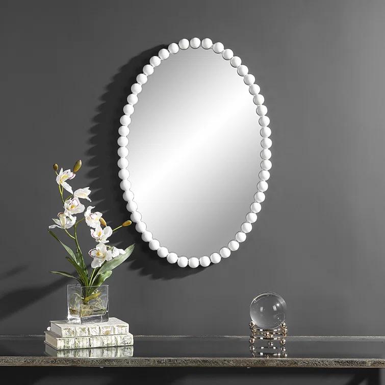 Sanne Metal Oval Wall Mirror