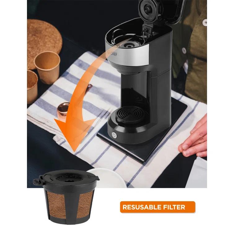 CHM Series Commercial Chef Coffee Machine, K Cup Coffee Maker 13 Ounce Water Tank, Single Serve Coffee Maker