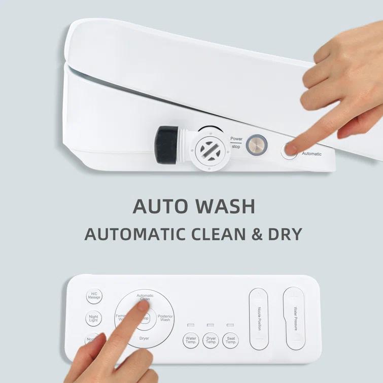 Casta Diva CD-Y020 Bidet Toilet Combo, Heated Seat, Warm Dryer, 1.0/1.6 GPF Power Dual Flush and MAP 1000g