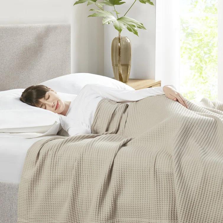 Waffle Weave Cotton Blanket