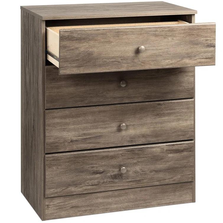 Mcclarrie Simplistic 4 Drawer 30" W Dresser