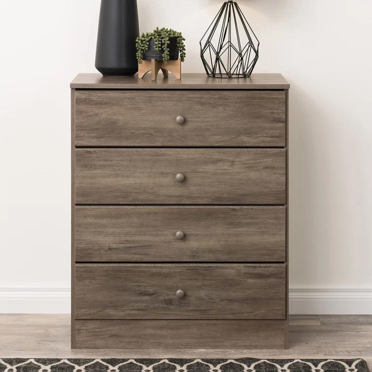 Mcclarrie Simplistic 4 Drawer 30" W Dresser