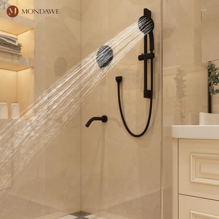Calliope Wall Mounted 3 Function Retro Shower System with 3 Setting Handheld