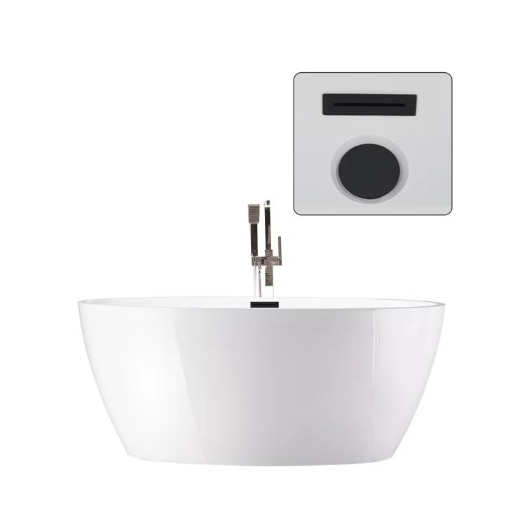Freestanding Soaking Acrylic Bathtub
