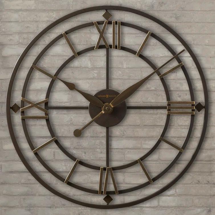 Howard Miller® Metal Wall Clock