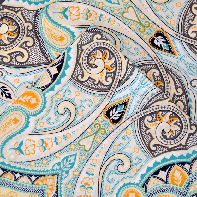Pointehaven Percale Paisley Sheet Set
