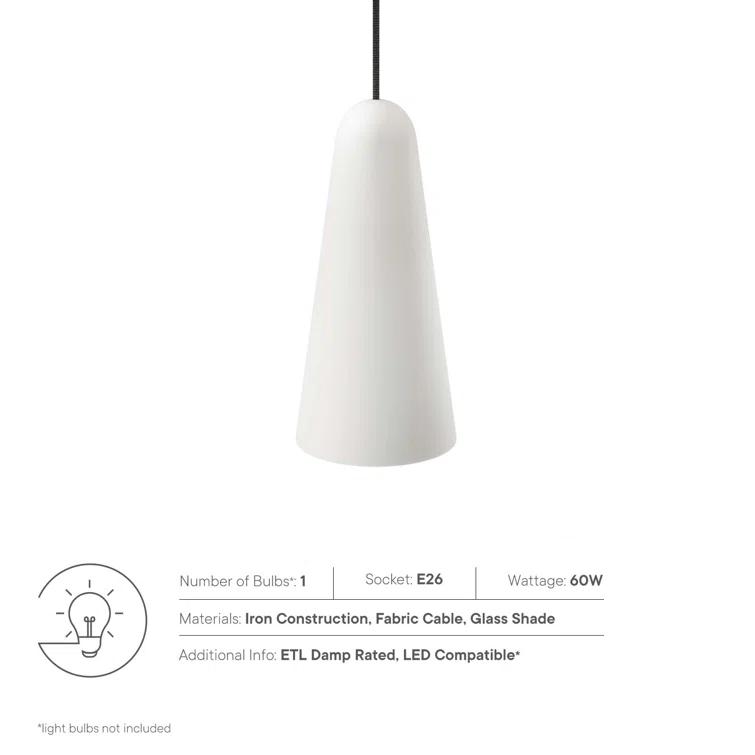 Modway Beacon 1-Light Pendant Light
