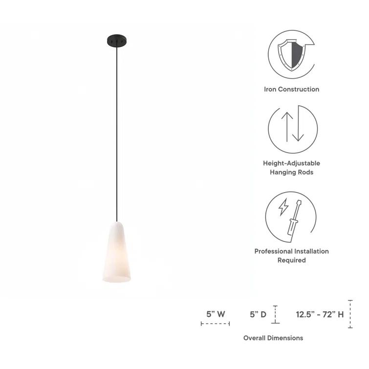 Modway Beacon 1-Light Pendant Light