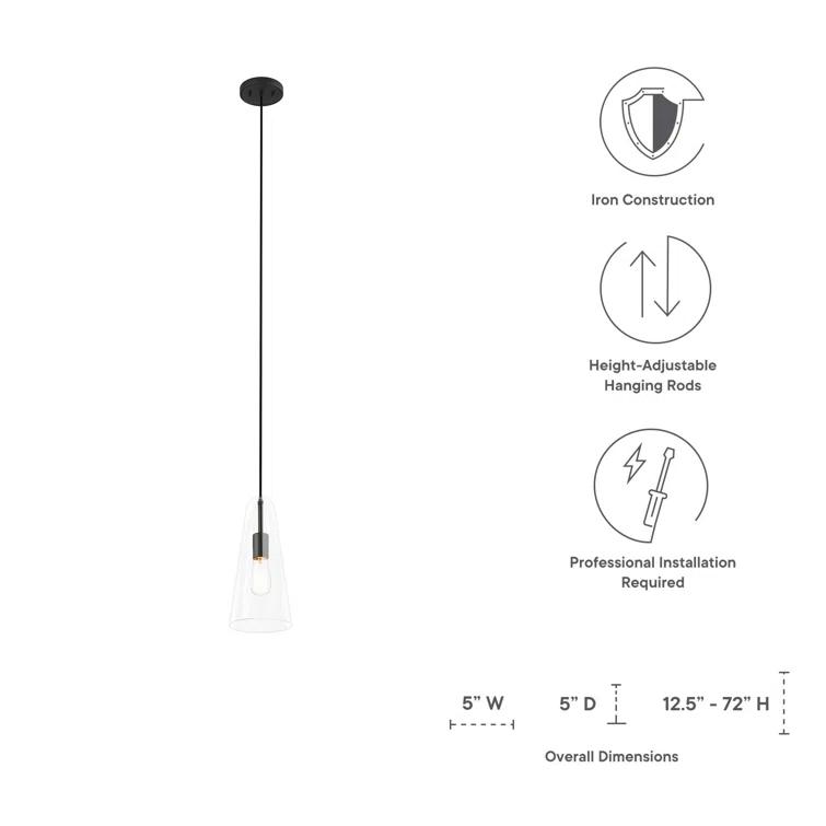 Modway Beacon 1-Light Pendant Light