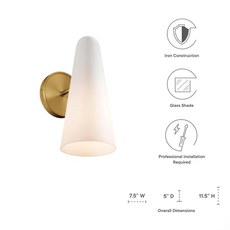 Modway Beacon 1-Light Wall Sconce