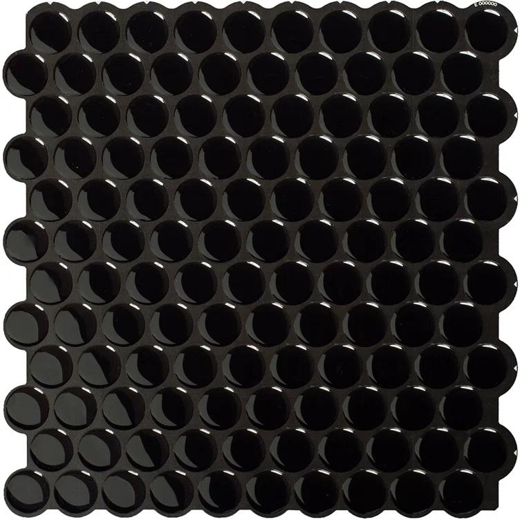 Peel and Stick Gel Backsplash Tile Penny 9'' x 9'' (Set of 4)