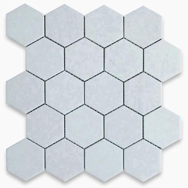 12" x 11" Marble Mosaic Sheet Subway Wall & Floor Tile