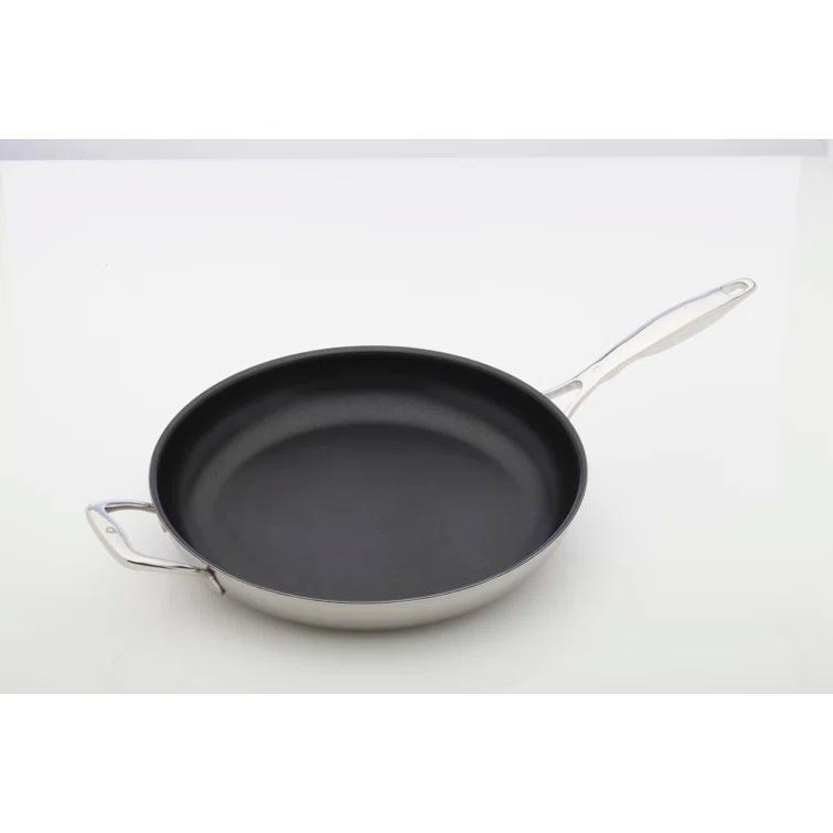 Swiss Diamond Swiss Diamond Prestige Stainless Steel Non-Stick Frying Pan with Lid
