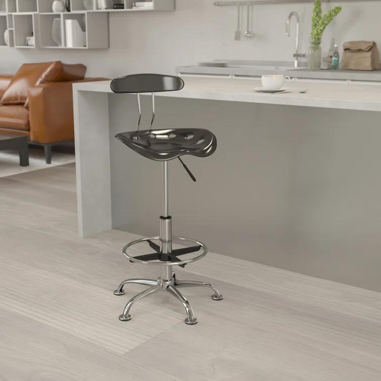 Flash Furniture Monroe Adjustable Height Swivel Bar Stool