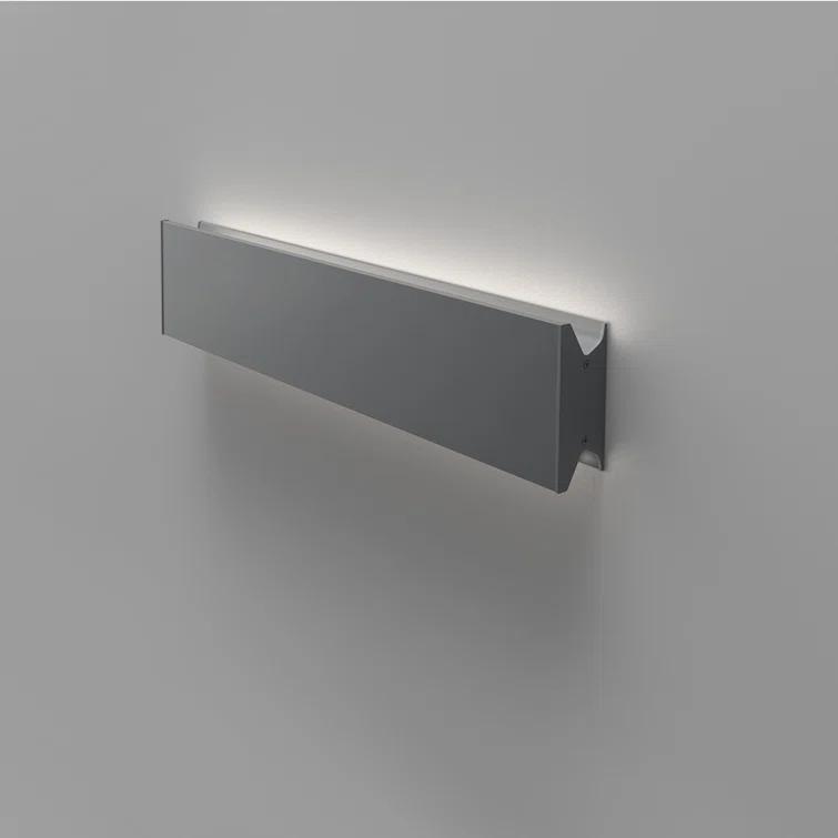 Anthracite Gray Aluminum 24" LED Wall/Ceiling Light