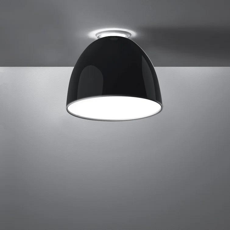 Gloss Grey Aluminum Indoor/Outdoor LED Bowl Light