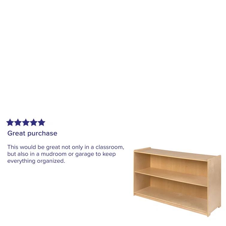 Flash Furniture Bexley Wooden School Classroom Storage Cabinet for Commercial or Home Use