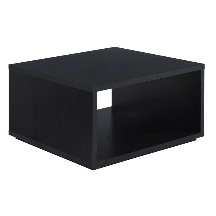 Haught Floor Shelf Coffee Table with Storage