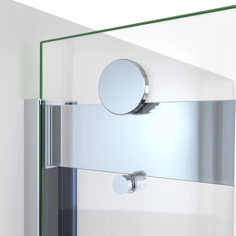 DreamLine SDVH60W760VXX01 Sapphire-V 56cm W x 76cm H Frameless Tub Door with